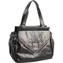 BCBGeneration Charlie CGM014GN Black Large Satchel