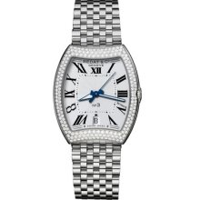 Bedat No. 3 Opaline Guilloche Dial Diamond Bezel Ladies Watch 315.031.100