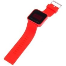 BestDealUSA Cool Red Touch Screen Digital LED Wrist Watch Silicone