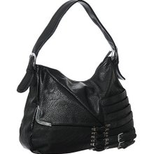 Black ''Belted & Laced'' Hobo