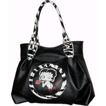 Black Betty Boopâ„¢ Large Zebra Print Tote