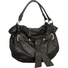 Black ''Cinchy Knot'' Hobo