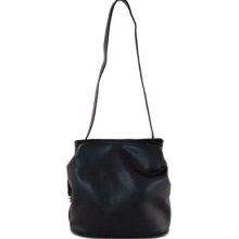 Black Hobo Bucket Tote Shoulder Purse