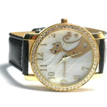 Black Strap Quartz Mechanism Designer Pearl Watch Ikig2