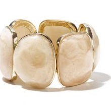 Bohemian Rocks Ivory Stone Stretch Bracelet Avon Mark