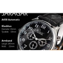 Brand Jaragar Automatic Master Luxury Men Leather Watches Mechanical