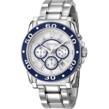 Breil Mens Watch Manta Alu Chronograph Quartz Tw1103 Blue Chrono Steel Case