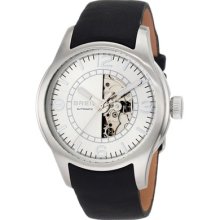 Breil Milano Globe Automatic Half Moon Skeleton Dial Watch Tw0778