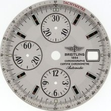 â—†â—† Breitling Evolution Chronometre Silver Dial With Tachymeter Ring â—†â—†