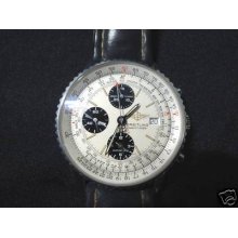 Breitling Navitimer Ii A13022 Vintage,with Rare White Dial,collectors Piece