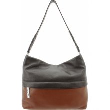 Brighton Marcel Soft Hobo Black-Brandy