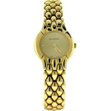 Bucherer 18K Yellow Gold Medea with Diamond Dial Ladies Watch