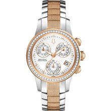 Bulova Accutron Ladies Chronograph Diamond Watch Masella Collection 65r149