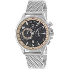 Bulova 'adventurer' Chronograph Men's Mesh Bracelet Watch