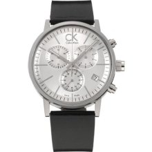 Calvin Klein K7627120 Watch Post Minimal Mens - Silver Dial