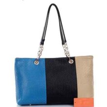 Candy Colors Chain Weaving Bag, Womens Purse, Handbag Available In 3 Variations