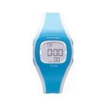 Cannibal Fossil Ladies Blue Digital Resin Watch