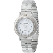 Carriage Women's C3C352 Silver-Tone Stainless Steel Expansion Band Watch