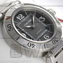 Cartier Pasha Seatimer Stainless Steel Black Dial W31077m7 Ret: $5,875