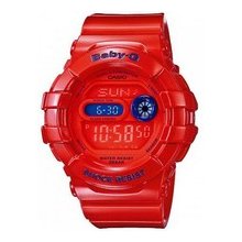 Casio Baby-g, 200m Wr, Glossy Red Digital, 5-year Battery, Bgd140 Bgd-140-4