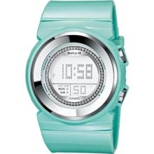 Casio Baby-g Bg-d10-digital Women Wrist Watch 33e Teal Rhinestone Zxc