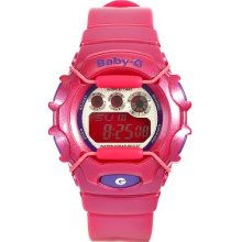 Casio - Bg-1006Sa-4Aer - Ladies Watch - Quartz - Digital - Pink Resin Strap