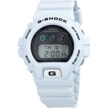 Casio Casio Dw6900fs-8 White Plastic Stainless Steel Case Chronograph Date Watch