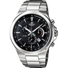 Casio Edifice Mens Black Dial Chronograph 100m Sports Watch Efr-500d-1av