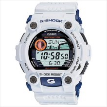 Casio g-shock mens white tide graph & moon data multi function watch g7900a-7