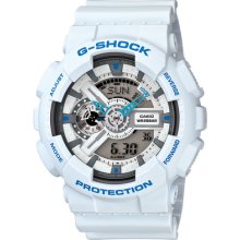 Casio G-shock Sneaker Hues White Menâ€™s Watch Ga110 Ga110sn Ga-110sn-7a