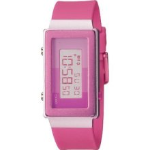 Casio Ladies La-2100-4Adr Resin Digital Watch