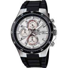 Casio Men's Edifice Chronograph Watch, 100 Meter Wr, Black Resin, Efr519-7av