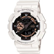 Casio Men's GA110RG-7A G-Shock White Watch ...