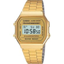 Casio Vintage Watch A168wg-9w Gold Digital Watch Old Skool Classic A168 A168wg