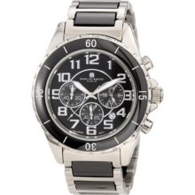 Charles-Hubert, Paris Mens Stainless Steel and Ceramic Chronograp ...