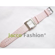 CHARMING Womens Glitter Fashion Watch Zip Wave NEW CM0311 Pink