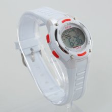 Children Electronic Watch Fashion Wrist Watch Gift White