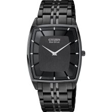 Citizen AR3025-50E Men's Black IP Stiletto Watch