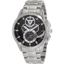 Citizen At2060-52e Chronograph Eco Drive Stainless Steel Men's Watch-great Gift