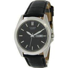 Citizen Bf0580-06e Men's Black Strap Quartz (new)