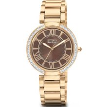 Citizen EM0103-57X Watch D Orsay Ladies - Brown Dial