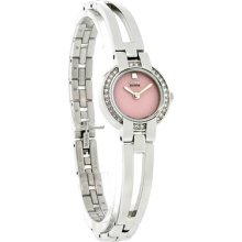 Citizen Ew9990-62x Stainless Steel Eco-drive Siloutte Crystals Women's Watch