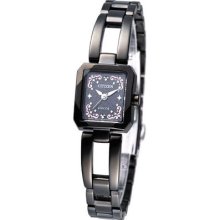 Citizen Ladies Wicca Eco-drive Watch Black Ew5469-55e