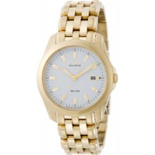 Citizen Men's BM6732-51A Eco-Drive Gold-Tone Stainless Steel White Dial Watch