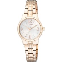 Citizen Women's Goldtone Mother Of Pearl Dial Watch