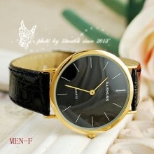 Classic Gorgeous Design Super Thin Dial Quartz Couple Watches