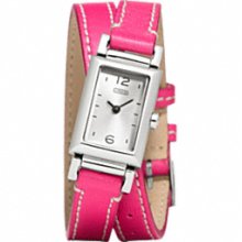 Coach Madison Stainless Steel Double Wrap Watch