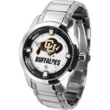 Colorado Buffaloes CU NCAA Mens Titan Steel Watch ...