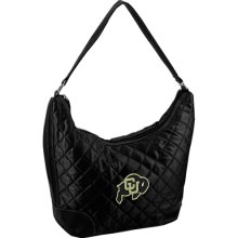 Colorado Buffaloes Ladies Quilted Hobo Purse - Black