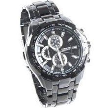 CURREN Brand Quartz Black Steel Wrist Watch for Male PRICE REDUCED!!